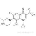 1-Cyclopropyl-6-fluoro-1,4-dihydro-8-methoxy-7-(3-methyl-1-piperazinyl)-4-oxo-3-quinolinecarboxylic acid CAS 112811-59-3